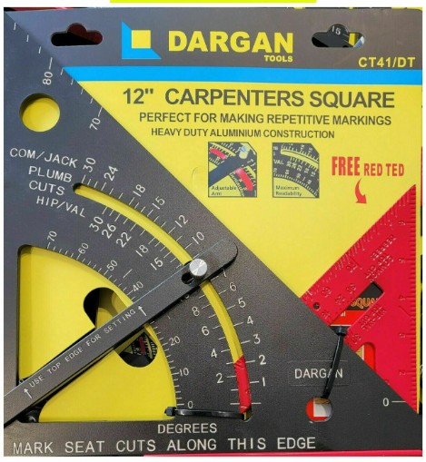 Dargan 12″ Aluminium Speed Carpenter Square