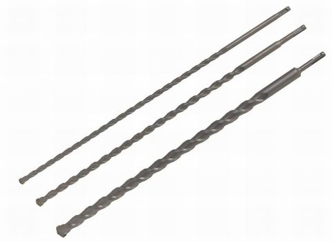 BlueSpot 20008 12mm, 16mm, 24mm x 600mm SDS Bit Set – 3 Piece