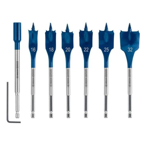 Bosch 2608900334 Expert Self-Cut Speed Flat Drill Bit Set – 7pc