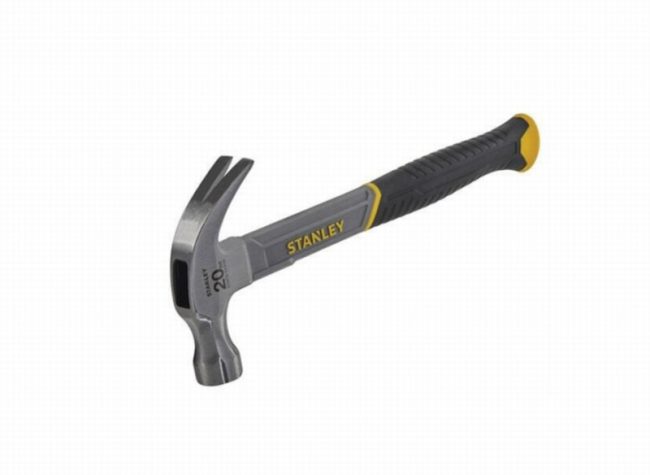 Stanley STA051310 Curved Claw Fibreglass Hammer 20oz - Image 3