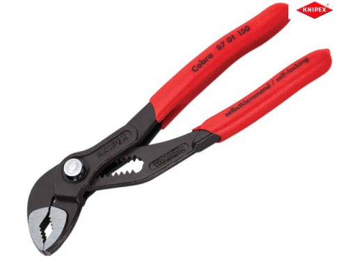 Knipex Cobra Water Pump Pliers PVC Grip 150mm – 30mm Capacity