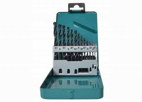 Makita D-54075 HSS-R Drill Bit Set – 13 Piece