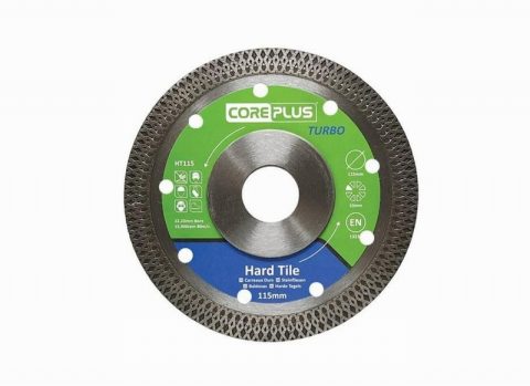 Core Plus CORDBHTHT115 115×22.23mm Hard Tile Turbo Diamond Blade