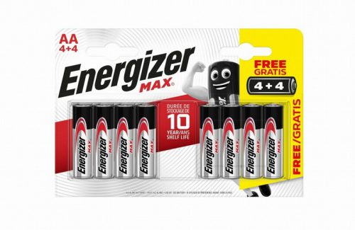 Energizer batteries 4+4 AA pack