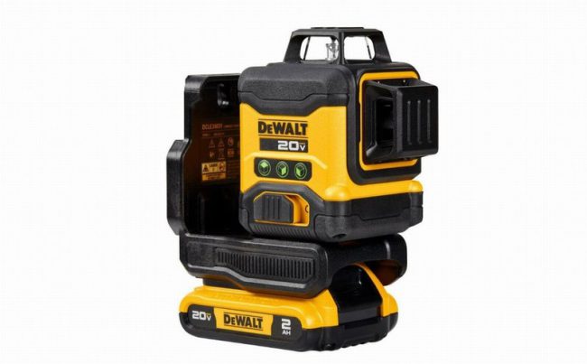 DeWalt DCLE34031D1-GB 18v XR 3x 360° Compact Green Laser Kit - Image 3