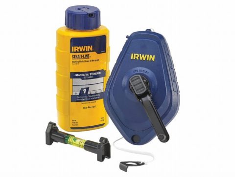 Irwin Strait-Line STL64494LP 30m Chalk Line, Chalk & Level Set