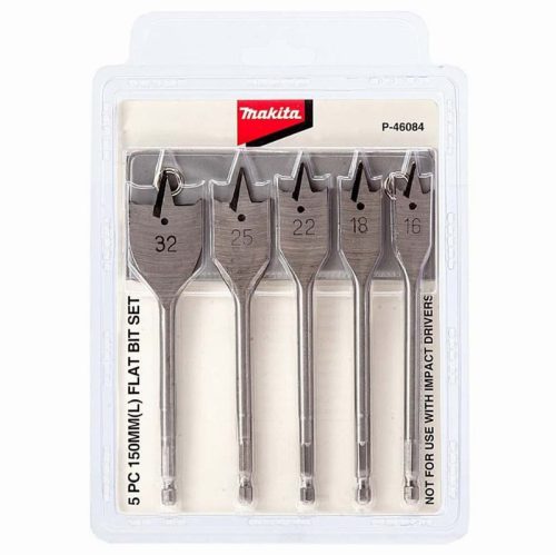 Makita P-46084 5pc 150mm (L) Flat Bit Set