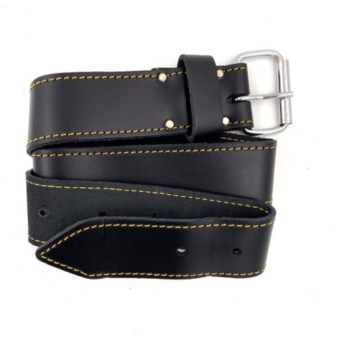 PTI Black Leather Belt