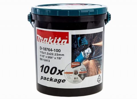 Makita D-18764-100 115mm x 1.2mm Thin Cutting Disc – Pack of 100
