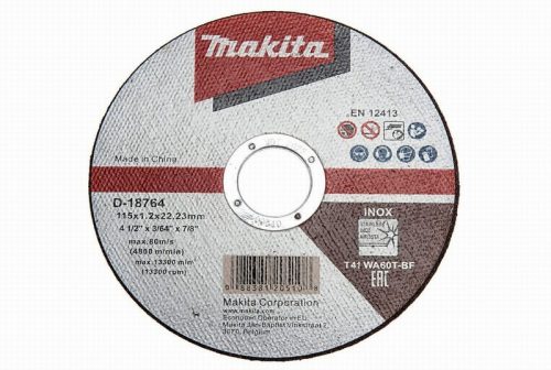 Makita D-18764-100 Thin Cutting Disc 115mm x 1.2mm ( Tub of 100)