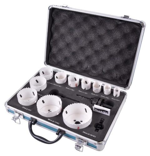 Makita D-47298  Plumbers Bi Metal Hole Saw Set 14 Piece