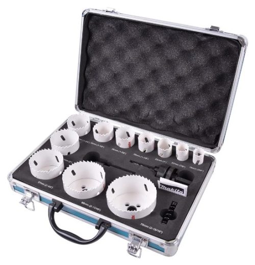 Makita D-47298 14 Piece Plumbers Bi Metal Hole Saw Set