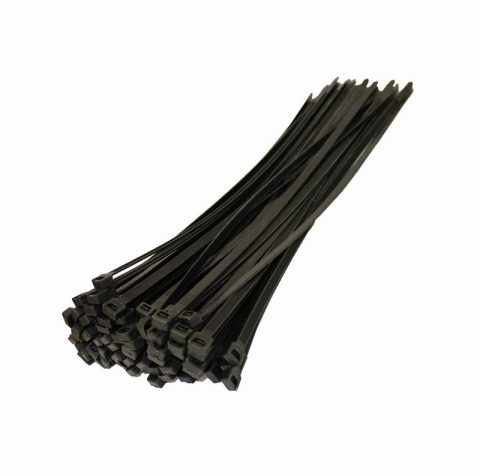 PTI  PTICT10025B  100mm x 2.5mm Cable Ties Black – Pack of 100