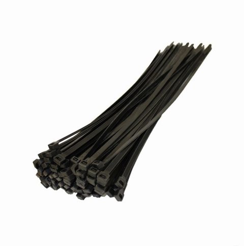 PTI PTICT30048B  300mm x 4.8mm Cable Ties Black – Pack of 100