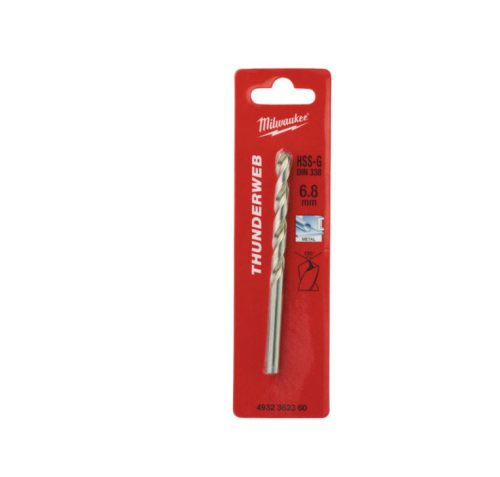 Milwaukee HSS-G THUNDERWEB Metal Drill Bit 6.8mm Drill Bit