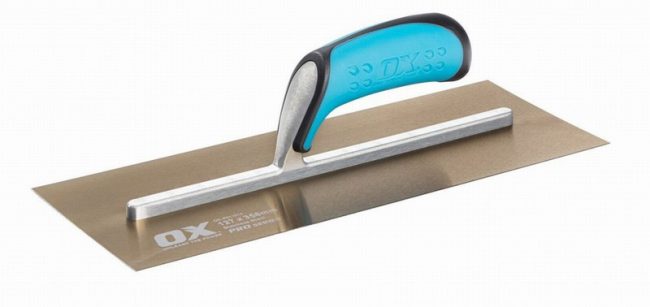 OX Pro OX-P011014 Stainless Steel Plasterers Trowel 127 x 356mm