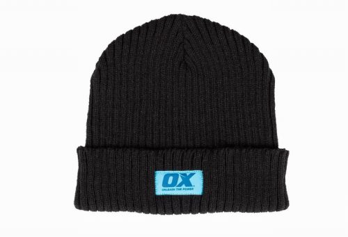 OX Tools OX-W551701 Winter Knitted Beanie – Black