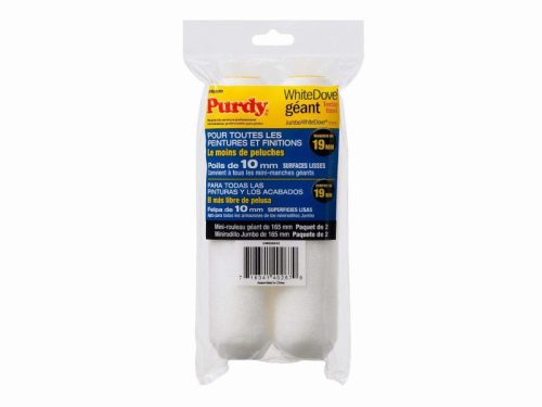 Purdy Jumbo Mini White Dove Sleeve 165mm x 19mm (Pack of 2)