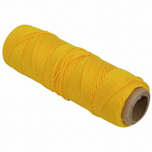 Marshalltown TM621 Twisted Nylon Mason’s Line Yellow 76.2m-250ft