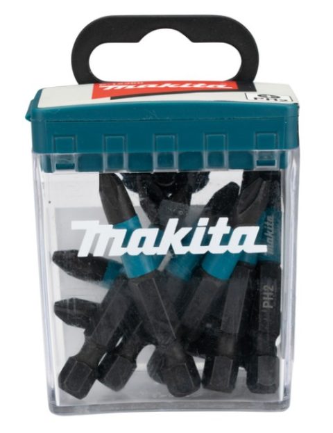 Makita E-12407 PH2-50mm Impact Black Screw Bit Set- 10 piece