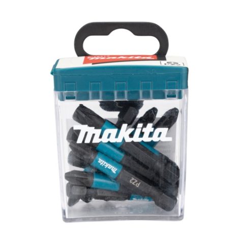 Makita E-12413 50mm1/4″ PZ2 Impact Black Bit – Pack of 10