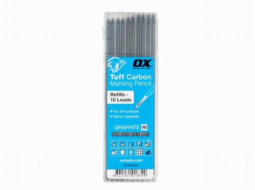 OX Tools OX-P503203 Tuff Carbon Pencil Graphite Lead 10pk