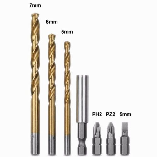 Makita P-90205 Drill & Bit Set (7 Piece)