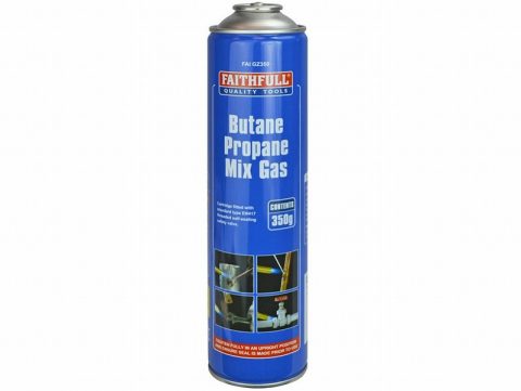 Faithfull FAIGZ350 350g Butane Propane Gas Cartridge