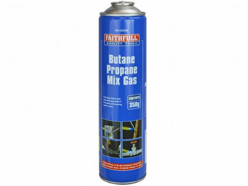 Faithfull GZ350 Butane Propane Gas Cartridge 350g