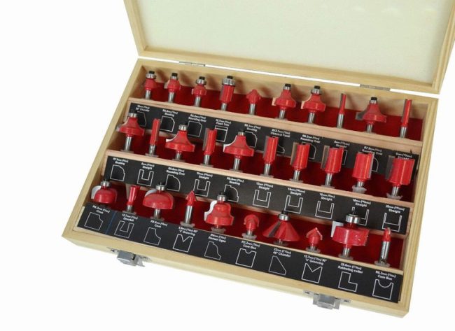 Faithfull FAIRBS30 Router Bit Set of 30 TCT 1/4in Shank - Image 2