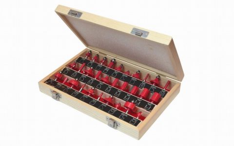 Faithfull FAIRBS30 Router Bit Set of 30 TCT 1/4in Shank