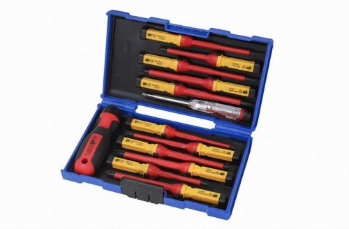 Faithfull FAISDVDES13I Interchangeable VDE Screwdriver Set, 13pc