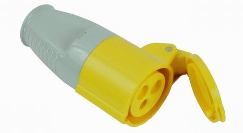 Faithfull FPPCOUP110 16A 110V Replacement Yellow Socket
