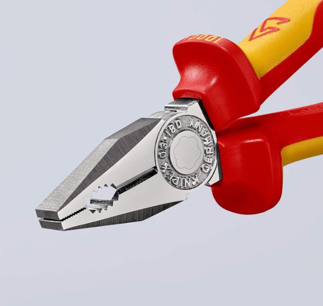 Knipex 03 06 180 SBE 180mm Fully Insulated Combination Pliers - Image 3