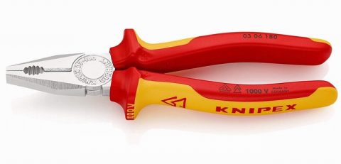 Knipex 03 06 180 SBE 180mm Fully Insulated Combination Pliers