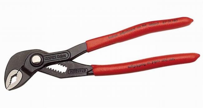 Knipex 87 01 180 SBE 180mm Cobra Waterpump Pliers PVC Grip