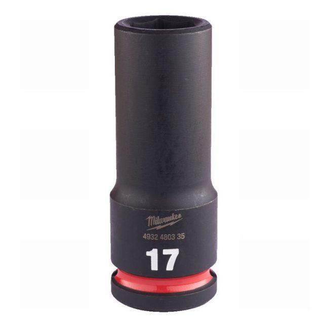 Milwaukee 4932480335  17mm 1/2" Impact Hex Deep Socket