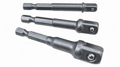 Faithfull 1/4″ Hex To Square Drive Adaptor – Set of 3
