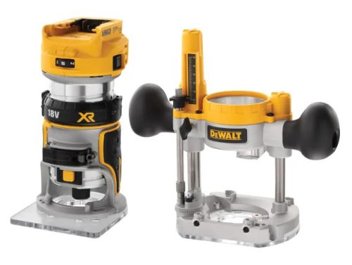 DeWalt DCW604NT-XJ 18V XR Li-ion BL Router Bare Unit with Extra