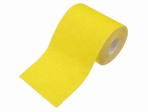 HB 115mm x 5m  P120 Aluminium Oxide Sanding Roll Yellow