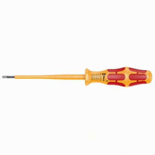 Wera Slotted Screwdriver, Multi-Component Kraftform 3.5 x 100mm