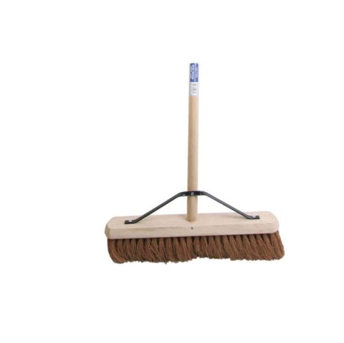 Faithfull BRCOCO18H Broom Soft Coco 45cm (18in) + Handle & Stay