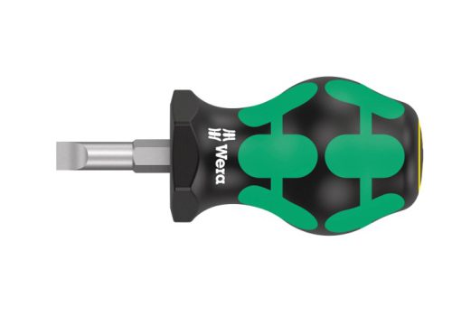 Wera 335 Stubby Slotted Screwdriver Blade width:1.2×6.50x25mm