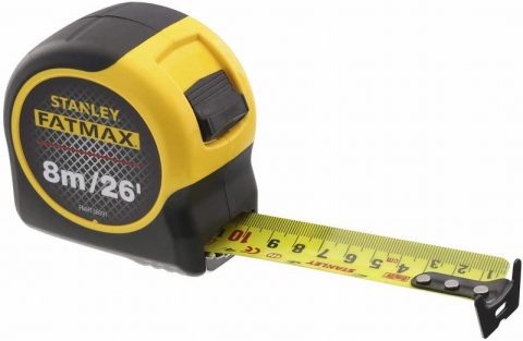 Stanley STA033726 8m/26ft FatMax Blade Armor Tape Measure