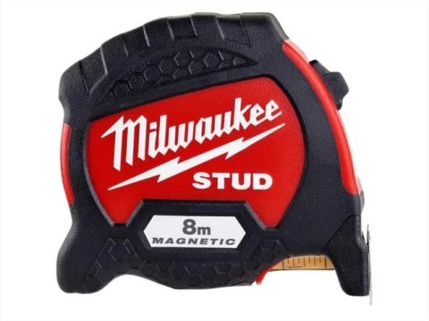 Milwaukee 4932471627  8m Stud Gen 2 Magnetic Metric Tape Measure