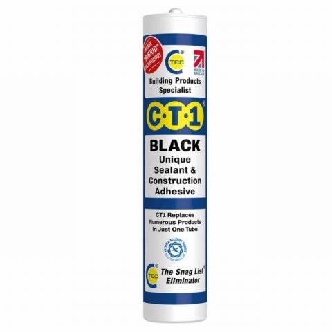 C-Tec CT1535106 290ml Black Tube Sealant Cartridge