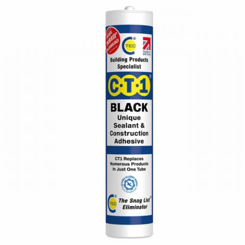 C-Tec CT1535106  290ml BLACK Tube Sealant Cartridge