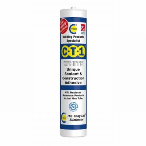 C-Tec CT1535206  290ml White Tube Sealant Cartridge