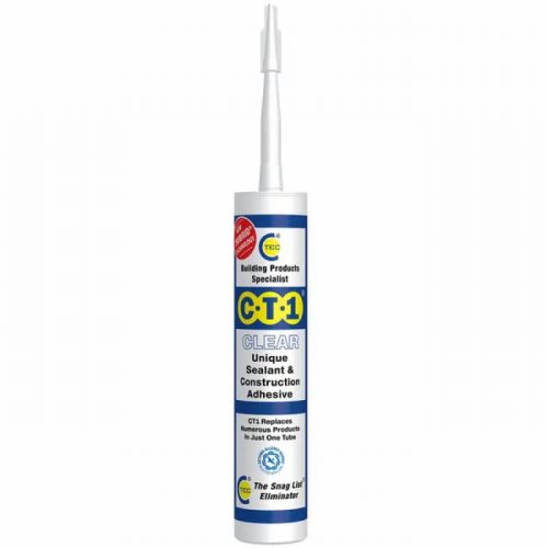 C-Tec CT1 CLEAR Tube Sealant 290ml Cartridge – Clear