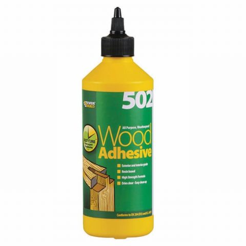 Everbuild EVBWOOD05  500ml  502 All Purpose Wood Adhesive